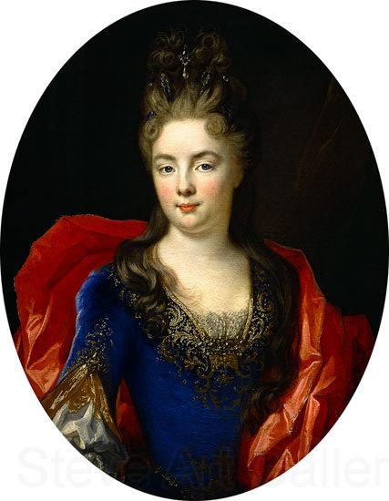 Nicolas de Largilliere Portrait of the Princess of Soubise, daughter of Madame de Ventadour Spain oil painting art